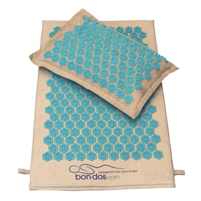 Kit Tapis Coussin D Acupression Fleur De Lotus Pour Dos Cervicales Lombaires Ou Genoux Prix Pas Cher Cdiscount