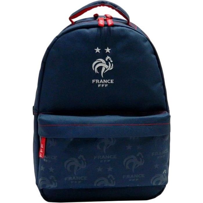 Sac a dos scolaire FFF Collection officielle Equipe de France de Football Bleu Cdiscount Bagagerie Maroquinerie