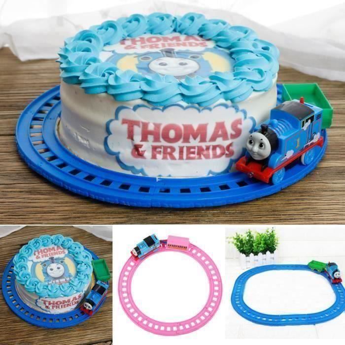 Wang Figurine Decoration De Gateau Anniversaire Enfant Circuit Train Electrique Avec Sonore Et Lumineux Bleu 8 Pouces Cdiscount Maison