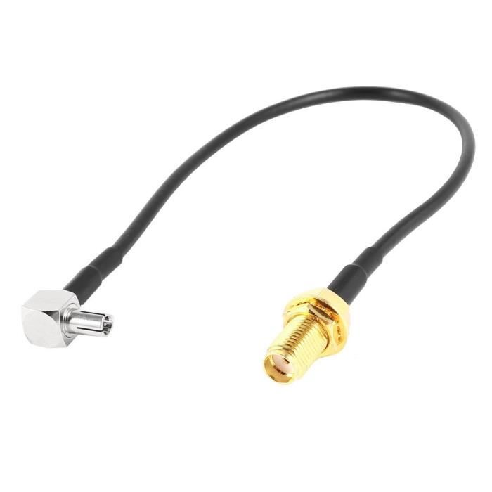 sourcing map RG174 C/âble rallonge coaxial TS9 m/âle vers TS9 Femelle