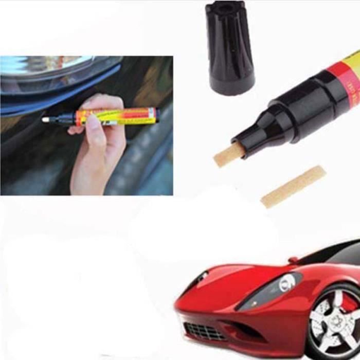Stylo Réparation Rayures Voiture - Lot De 2, Couleur Argent - 12 Ml Chacun - Pour Carrosserie, Jantes, Motos, Vélos