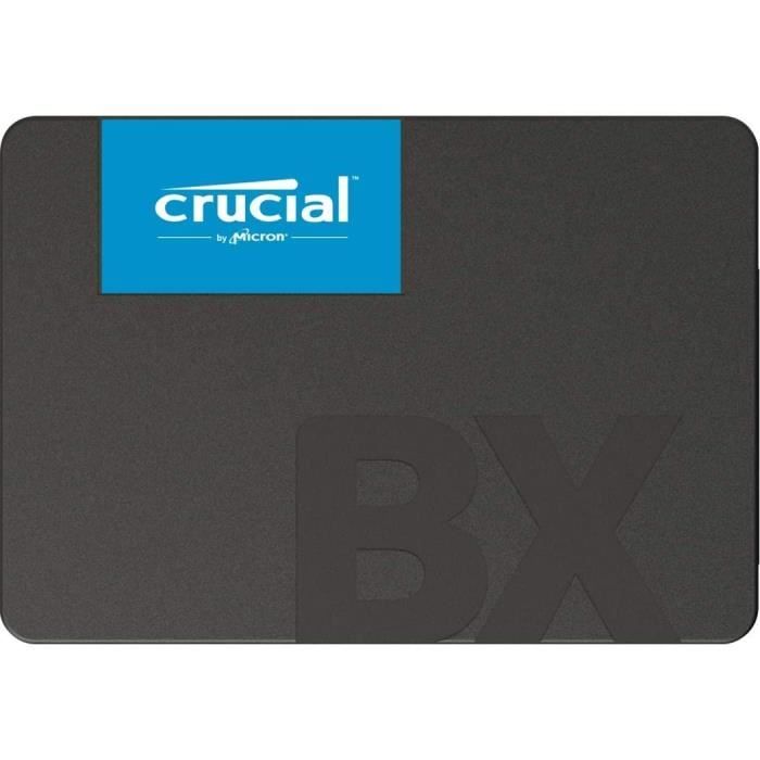 Crucial BX500 2To CT2000BX500SSD1 SSD Interne-jusqu’à 540 Mo/s (3D NAND, SATA, 2,5 pouces)
