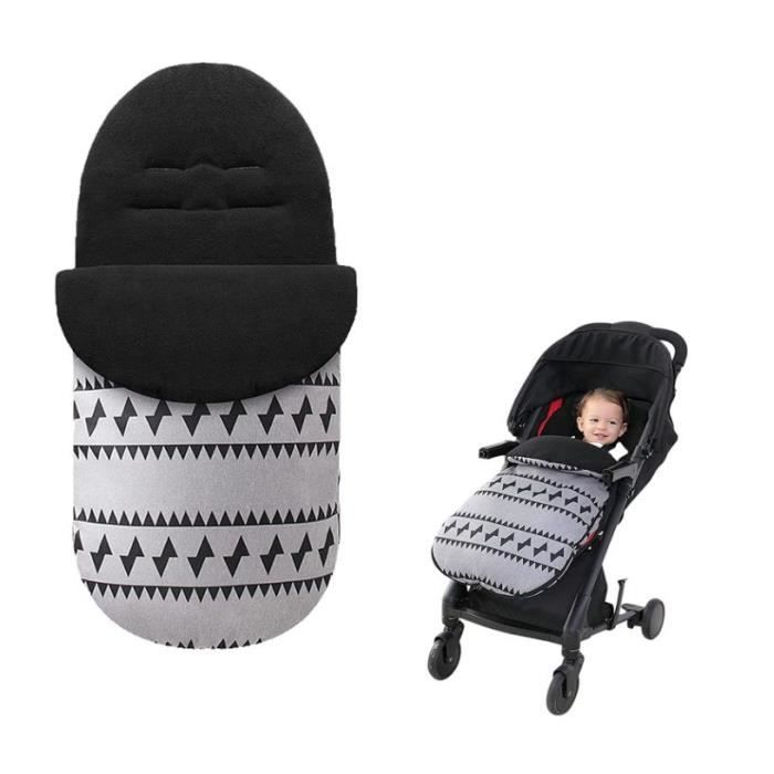 Couverture Poussette Universelle pour Poussette Bebe Sac de Couchage Landau  Couvre-pieds pour Poussette de Bébé Hiver Coupe-vent - Cdiscount Sport