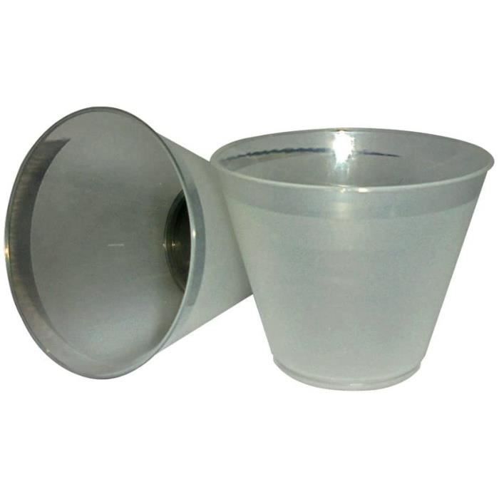 Lot De 10 Coupelles Transparentes En Plastique - Diamètre 9,5 Cm - Pour Dragées, Bonbons, Buffet - 7
