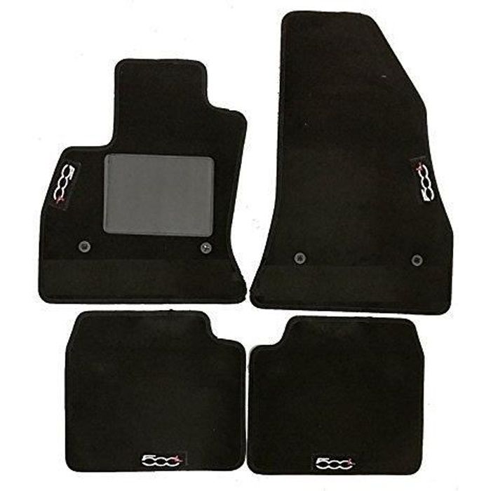 Jeu de 4 tapis moquette pour FIAT 500L 2012>