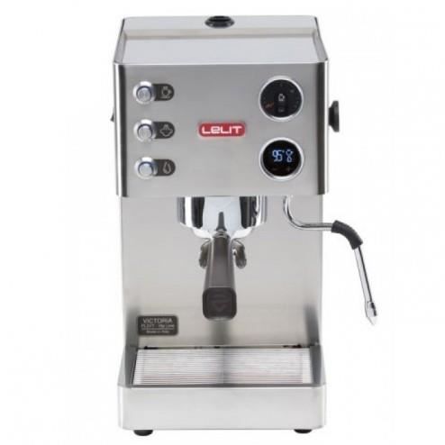 Machine à café manuelle - Lelit - Victoria PL91T - Espresso - Café moulu - Gris