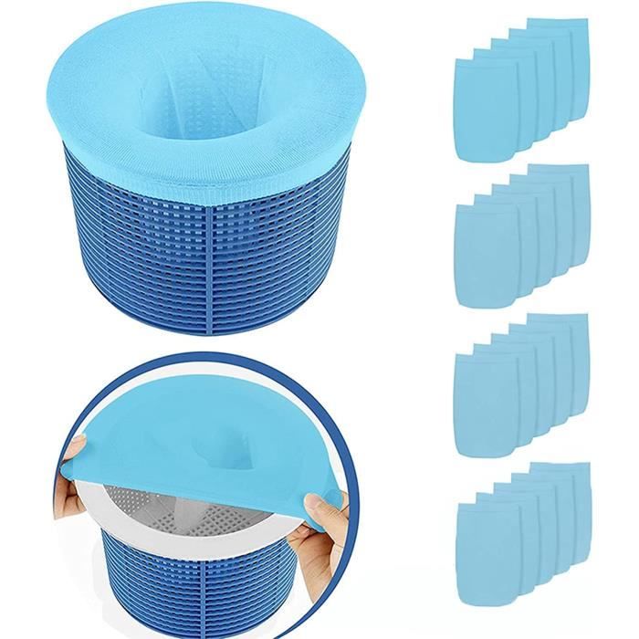 Chaussettes de Skimmer pour Piscine - 20Pcs - Protégez votre Pompe - Tissu de Qualité