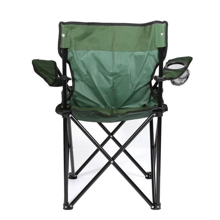 Outsunny Chaise De Plage Pliable Chaise Camping Pliante Légère Sac De Transport Porte Gobelet 58 X 55 X 62 Cm Bleu~1u8q2sbdq2g00