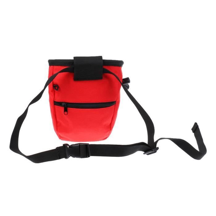 Sac Banane Pour Homme Et Femme - Rouge - Silhouette - Avec Ceinture Réglable - Poche À