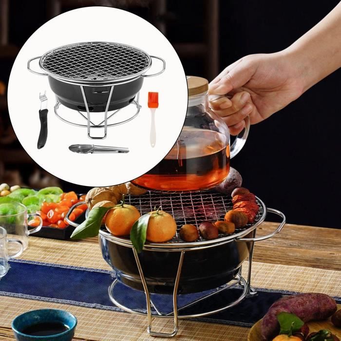 Set Casserole Camping Hapivida - Antiadhésif, Poignée Pliable, 24cm Pour Randonnée Et Pique-nique