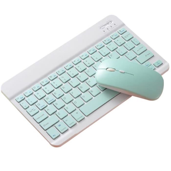 Clavier tablette,Ensemble clavier et souris Bluetooth sans fil