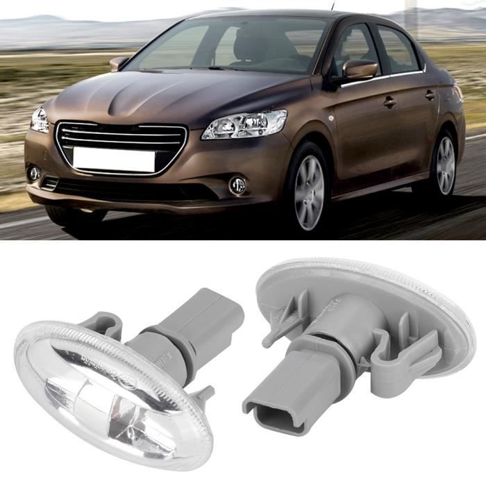 Led Feux de Signalisation LatéRale LatéRale de la Voiture Clignotants Indicateurs pour Peugeot HB057