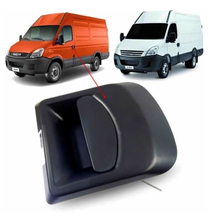 Poignée De Porte Pour Iveco Daily MK3/MK4 - Noire, Plastique Robuste, OEM 7700830079 (droite) Ou 7700830078 (gauche) - 6