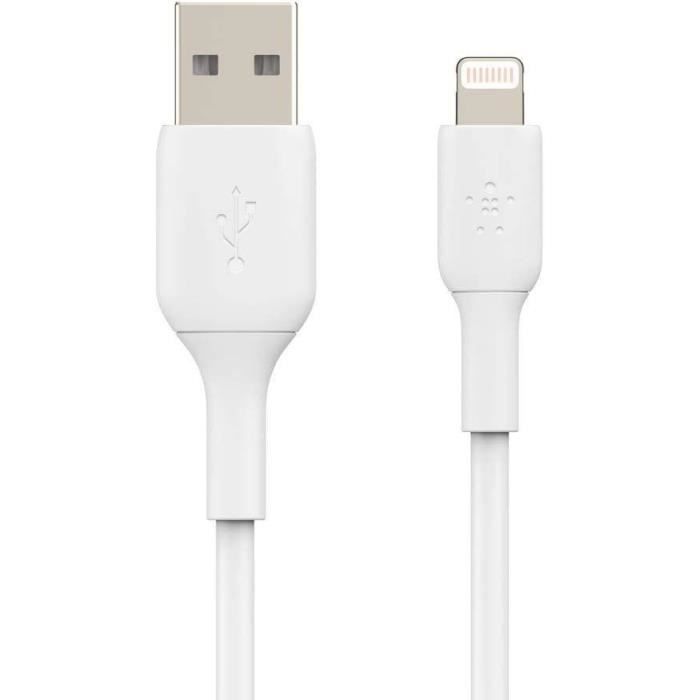 BELKIN - cable - Cable Lightning USB-A 2MWhite