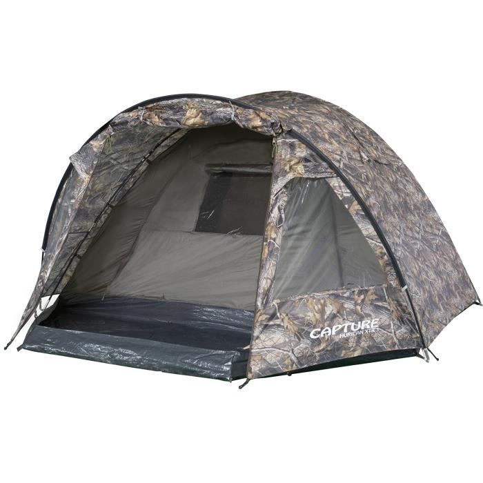 Capture, Biwy Carpe HURICAN XTR-3 XXL, Tente et Sur-toile, Camouflage,  Taille totale 250x325 x155cm, AirFlow, Toile Oxford, … - Cdiscount Sport