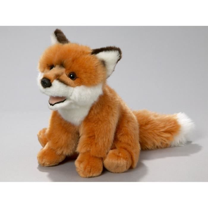 Peluche Renard Roux Clair 21cm Jouet Cdiscount Jeux Jouets