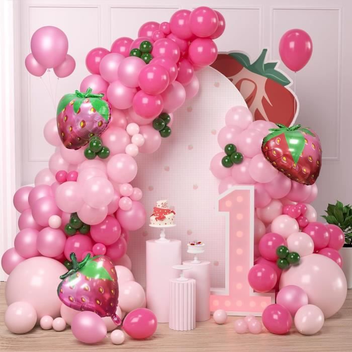 Kit Arche Ballons Rose, 137 Pcs Guirlande Ballons De Baudruche Rose Kit Arche Ballons Rose, 137 Pcs Guirlande Ballons De Baudruche Rose
