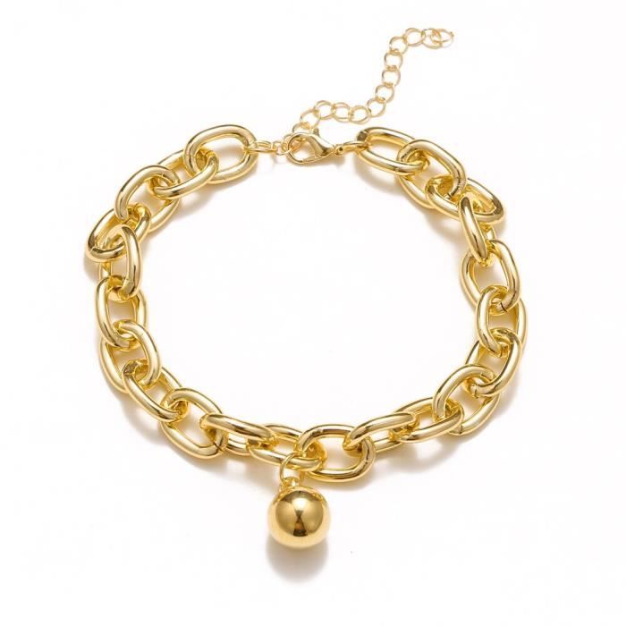 Chaîne De Cheville Femme Argentée Avec Breloque étoile Et Perles, Longueur Réglable