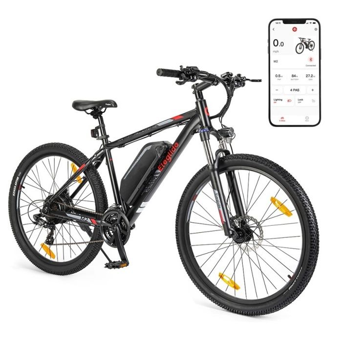 VTT Électrique Eleglide M2 Vélo Électrique, Moteur 250W 36V, Batterie 15 Ah, 27,5 Pouces, 24 Vitesses