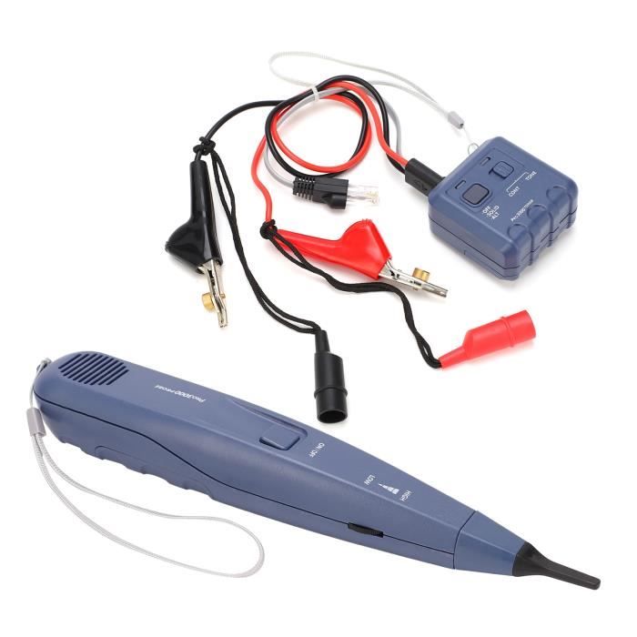 Fdit détecteur de ligne téléphonique Testeur de câble réseau Recherche de  ligne téléphonique portable Générateur Audio - Cdiscount Auto