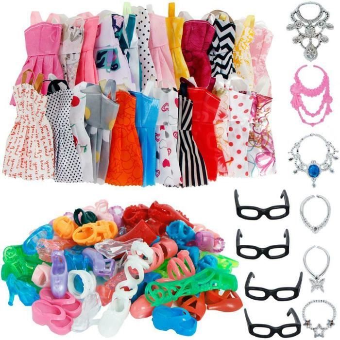 Lot 30 vetements et accessoires pour barbie bjdbus - Cdiscount Jeux - Jouets