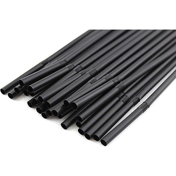 Pailles En Papier Kraft Souples 250 Pièces - 19,7 Cm X 0,6 Cm - Biodégradables, Sans BPA, Pour Maison Et Restaurant