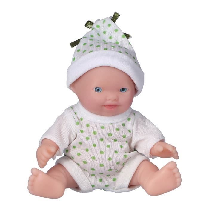 Peluche Body Baby Doll Blanc en vêtements de Couchage Toy Enfants Cadeau D'Anniversaire