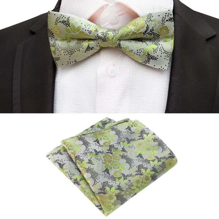 Nœud Papillon Réglable Vert Foncé Pour Homme - Polyester, Neuf Avec Étiquettes