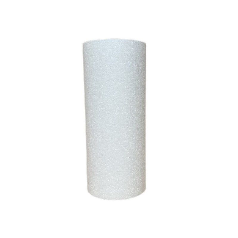 Colonne en Styropor Blanc densité Pro Lealoo Cylindre en polystyrène 30 x 30 cm 28 kg/ m3
