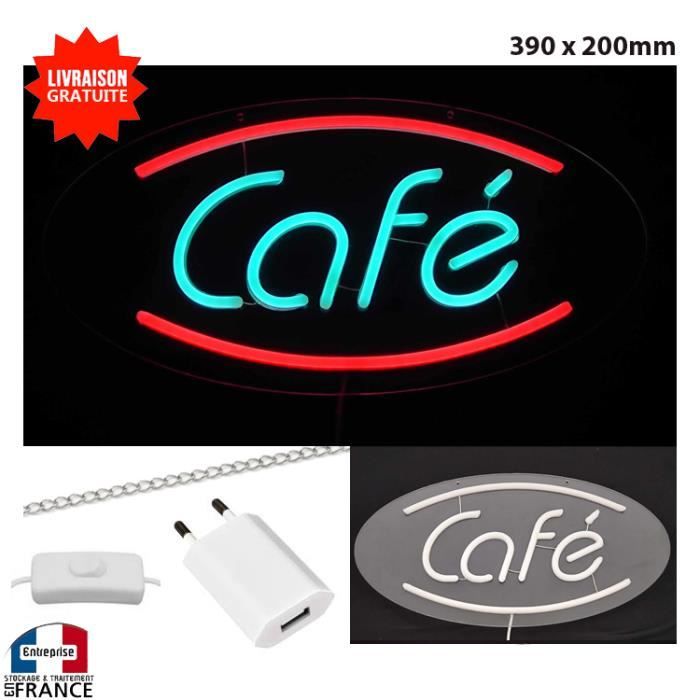 Panneau Lumineux LED à Suspendre - Enseigne Clignotante Pomme D'amour - Signalétique Intérieure - Neuf