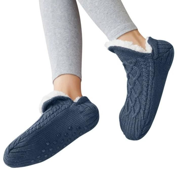 FUSACONY Chaussettes Douillettes Homme Antidérapantes - Chaussettes D'Hiver Épaisses Chaudes En Polaire, Confortables Et Douces, Idéales Cadeaux Hommes 39-47