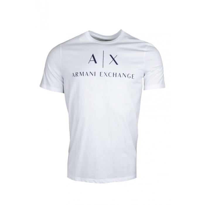 Homme T-shirts T-shirts Armani Exchange Polo en jersey de coton stretch Coton Armani Exchange pour homme en coloris Blanc 