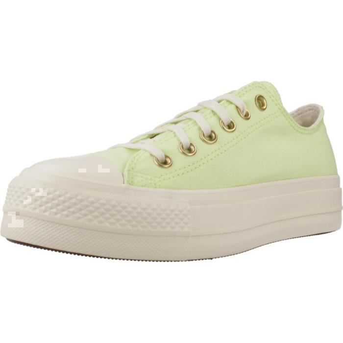 Converse Sport > Zapatillas Mujer Modèle Chaussure Converse Modèle Chuck Taylor All Star Lift Ox - Coleur Vert