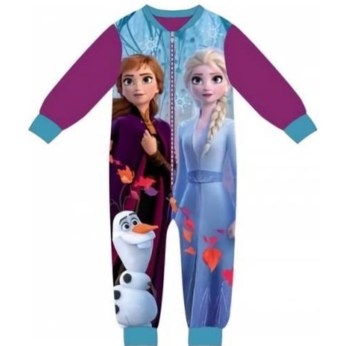 Grenouillère Enfant en Polaire Douce Surpyjama en Pilou du 2 Ans au 14 Ans Disney Combinaison Pyjama Fille Minnie Mouse Cadeaux Ados Fille 