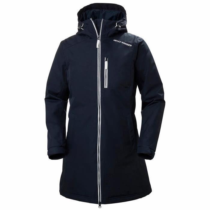Veste femme - Helly Hansen - Long Belfast Winter - Imperméable - Isolant - Navy XS
