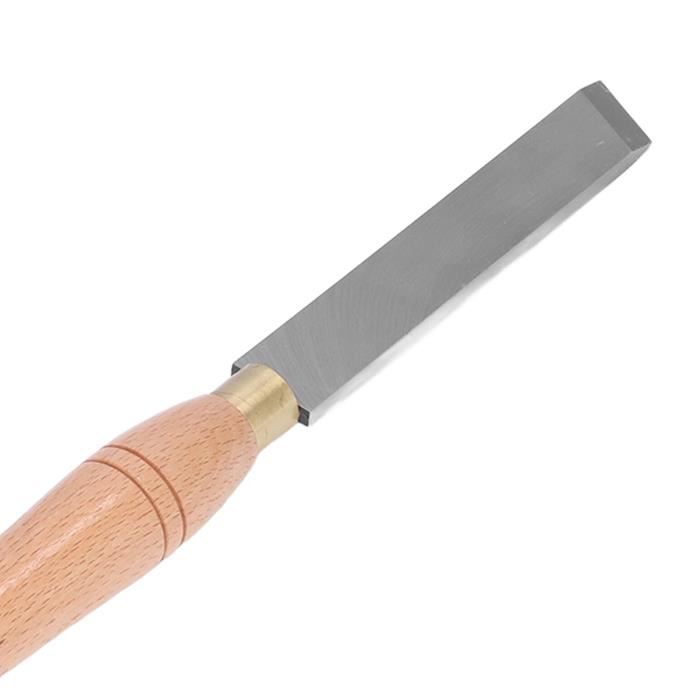 Ciseau à Bois 20 Mm En Acier Chrome Vanadium - Outil Menuisier Professionnel - Poignée En Bois Ergonomique