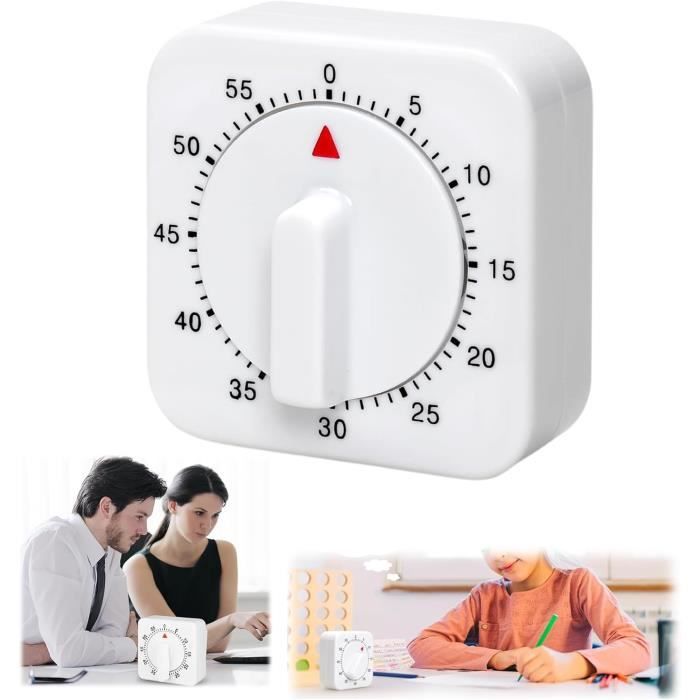 Minuteur De Cuisine Mécanique En Forme De Lapin Jaune - Minuterie Mignonne Pour Cuisson, Brossage De Dents, Masque