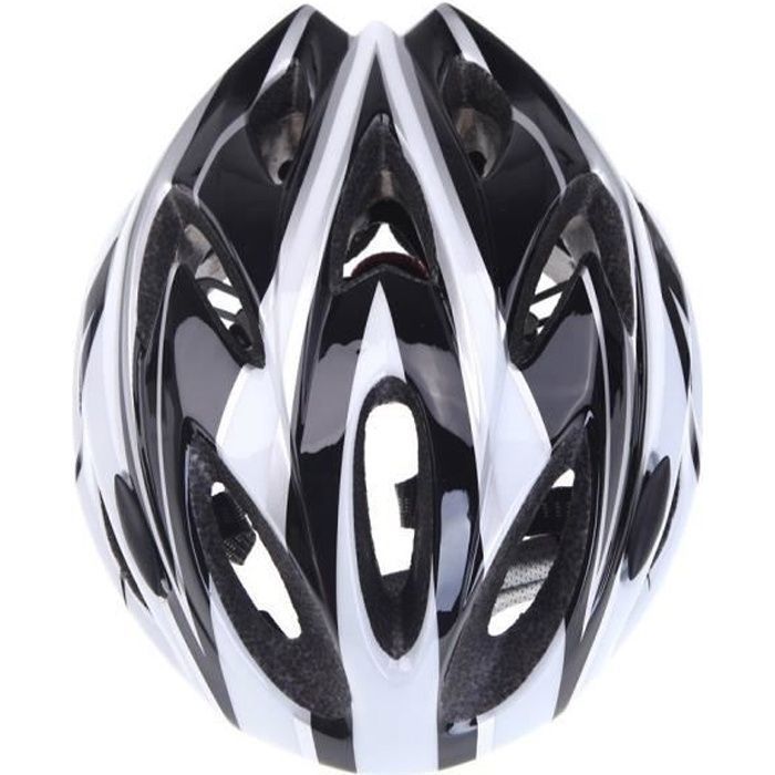 Casque de vélo pour adulte SODIAL - Noir & Blanc - 18 events - EPS et PC