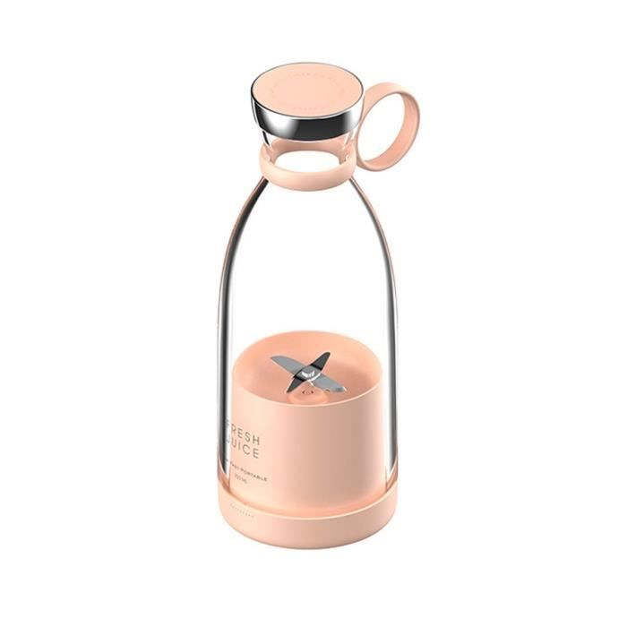 Mélangeur portable pour smoothies et milkshakes, mélangeur de jus de 473,6 g, rechargeable par USB, antidérapant, mini tasse à jus avec moteur plus puissant