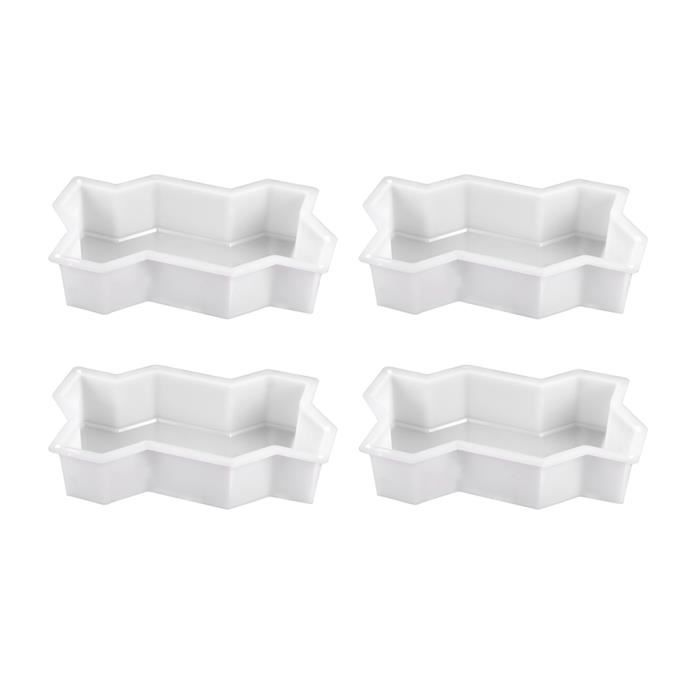 Moule à briques béton 60 cm blocs de construction creux imbriqués moules en plas