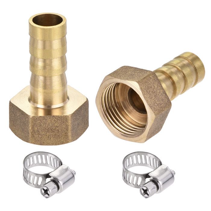 Raccord Adaptateur G3/8 Femelle Vers G3/8 Mâle – Tube 100 Mm, Lot De 2 En Coffret