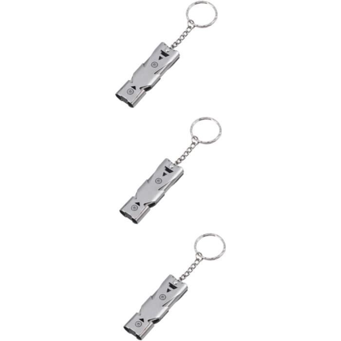 1 Pièce Sifflet De Survie Extérieur à Triple Tuyau, Sifflet Métallique