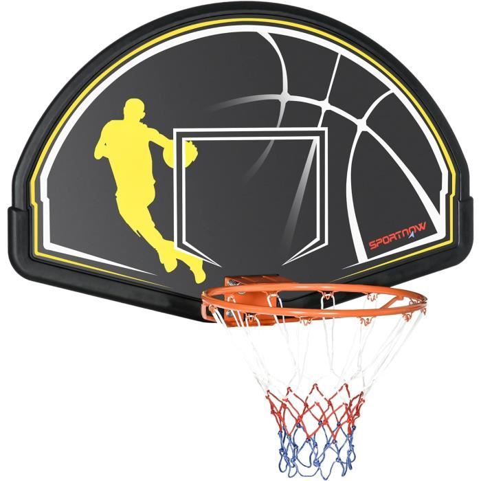 SPORTNOW Panier de Basketball Mural Panier de Basket pour Enfant avec Panier spécial Dunk 70 x