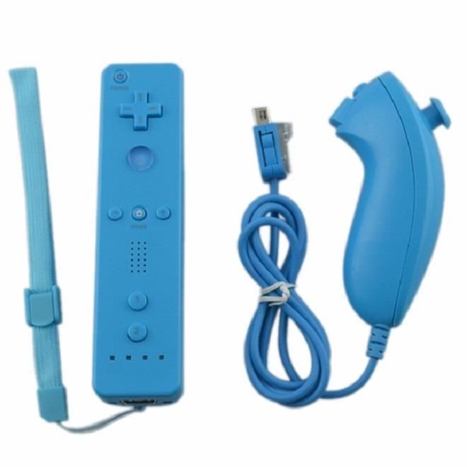 Télécommande Wiimote + Nunchuck pour Nintendo Wii et Wii U - vue 3