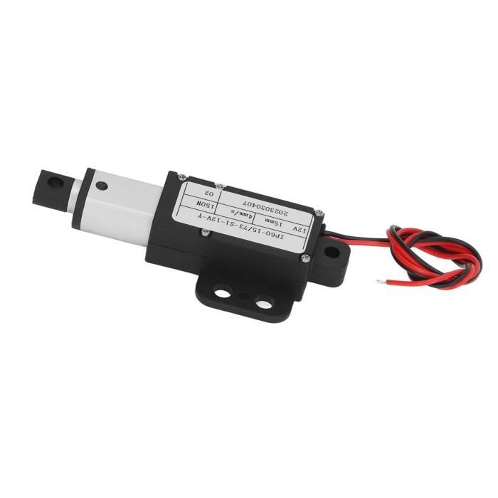 Actionneur linéaire électrique 40mm course 150N 4 mm/s mouvement pour