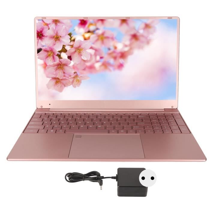 Ordinateur Portable 14 Pouces Win 11 – Processeur N4020, 6Go RAM, 256Go SSD – Rose Gold, Léger 1,32kg