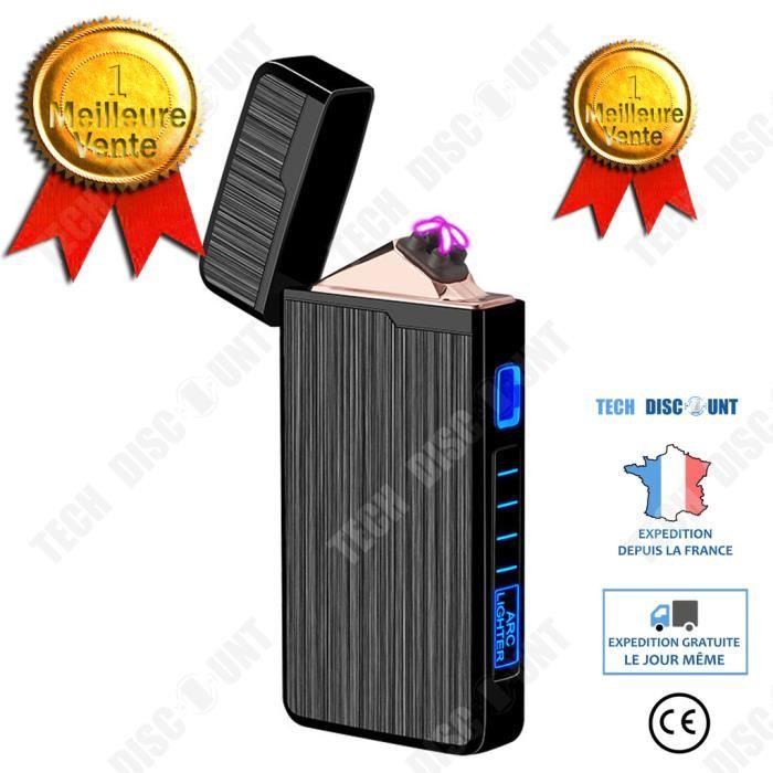 Briquet Torche Rechargeable En Forme De Stylo Coupe-Vent Droit (Butane