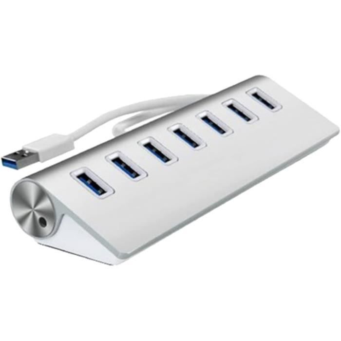 7 Usb Un Hub High Data Hub Compact Data Hub 7 Port Hub De Données En ...