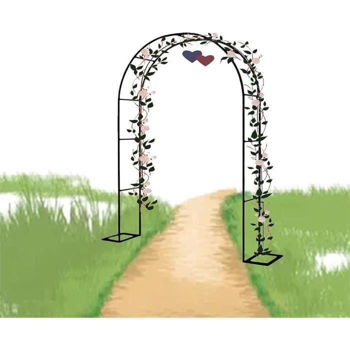 Arche De Jardin En Fer Pour Plantes Grimpantes DZZTHSH - Robustes, Tailles De 1.4m à 3.5m, Revêtement Poudre, Pour Rosiers Et Clématites