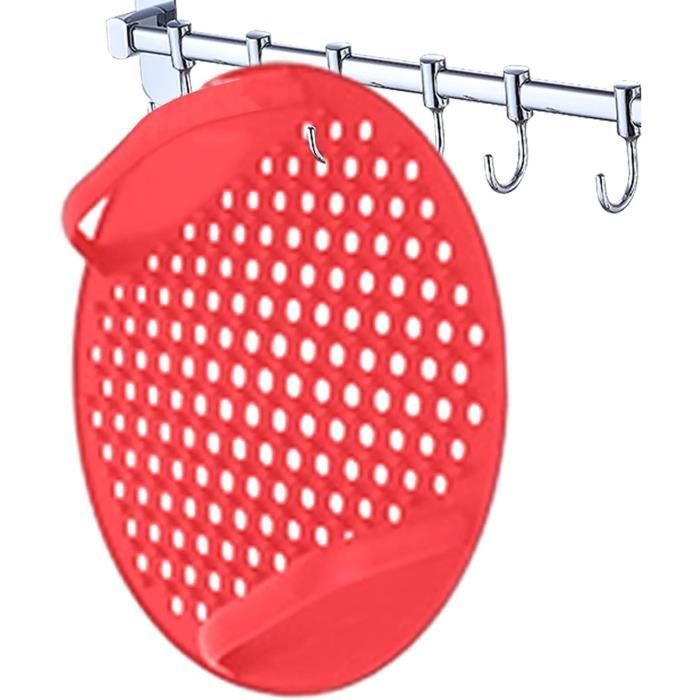 Lot 4 Boucles Magnétiques Silicone Pour Friteuse à Air - Fixer Papier Sulfurisé (Rouge)